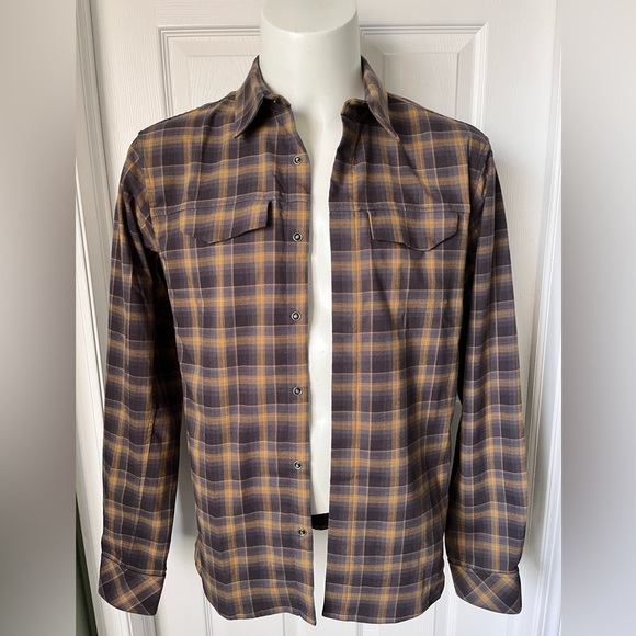 Mens Arcteryx Gryson Long Sleeve Button Up Shirt Size Medium Like NEW EUC - Picture 7 of 12